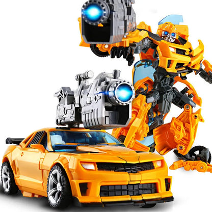 Transformation Robot Car Toy - Alloy Commander Optimus Prime Action Figure, Movie Series, Perfect for Children's Birthday Gift