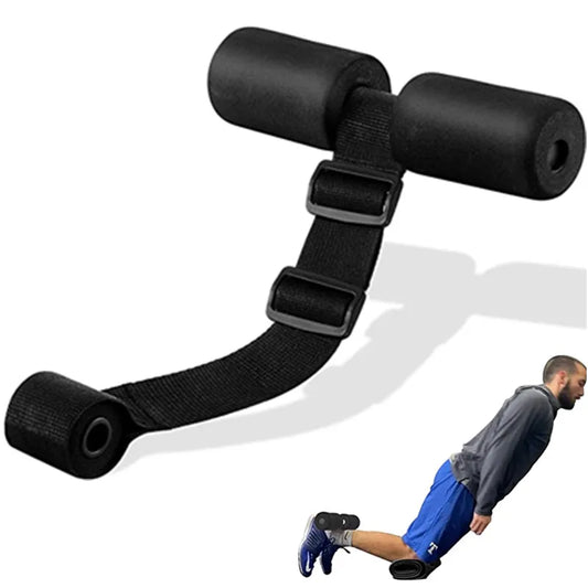 Nordic Hamstring Curl Strap: Home Workout Gear for Hamstring Curls, Spanish Squats, and Ab Exercises - 1Pcs Sit Up Machine