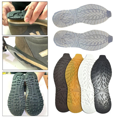 Rubber Replacement Soles for Men and Women - Wearproof Anti-Slip Outsole Insoles, Shoe Repair Patch for Sneakers