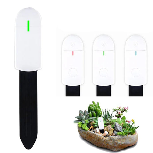 Portable Soil Moisture Sensor: Monitor Plants with Flower Hygrometer - Garden Care Planting Humidity Meter