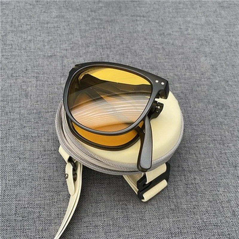 Women's Fashion Folding Sunglasses - UV400 Designer Retro Sun Glasses. Women's Goggles