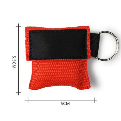 Keychain CPR Mask: Professional Emergency Face Shield for Outdoor Rescue - Jetting Resuscitator Mask, First Aid Health Care Tool