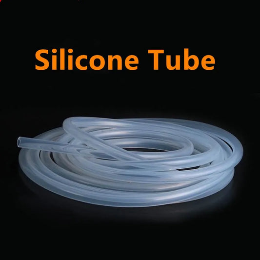 5 Meters Transparent Food Grade Silicone Tube - Flexible Garden Rubber Hose for Aquariums - Various Sizes Available