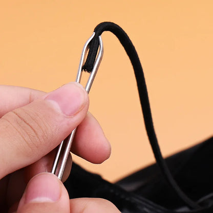 Elastic Metal Drawstring Rope Threaders: DIY Sewing Accessories - Self-Locking Tweezer Clip for Elastic Cord Rope Threading