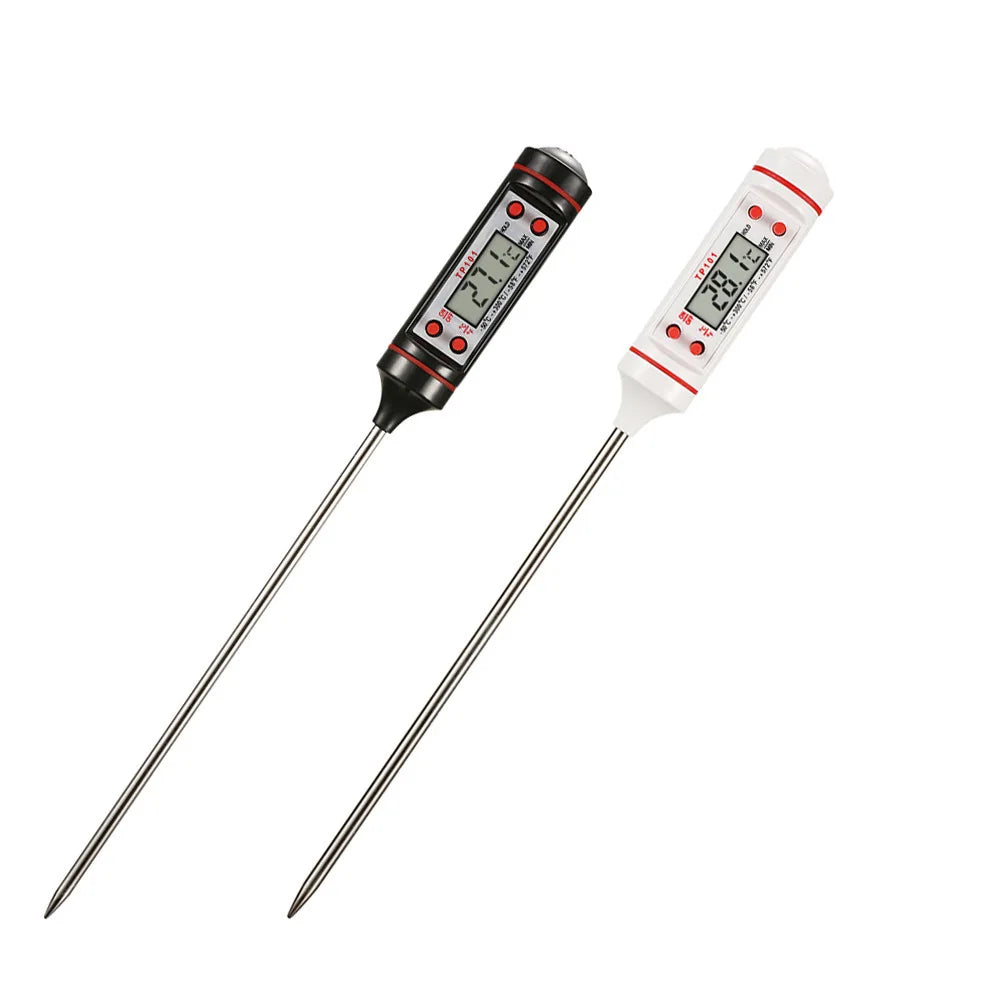 Electronic Food Thermometer Probe - Kitchen Cooking Temperature Measurement Pen for Baking