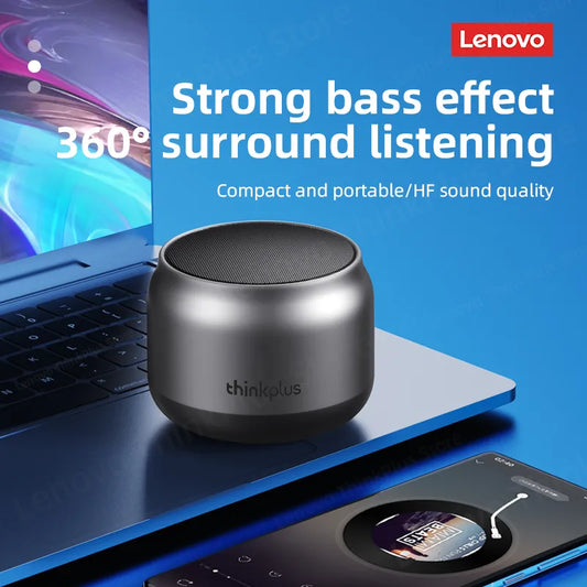 Lenovo K30 Portable Hifi Bluetooth Speaker: Original, Waterproof, Wireless, Outdoor Loudspeaker with Mic