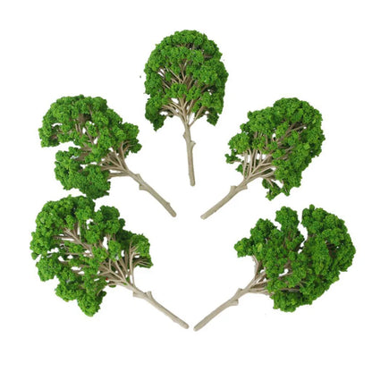 20/70pcs Plastic Model Train Miniature Trees - Perfect Railroad Decoration and Landscape Accessories for Kids' Toys