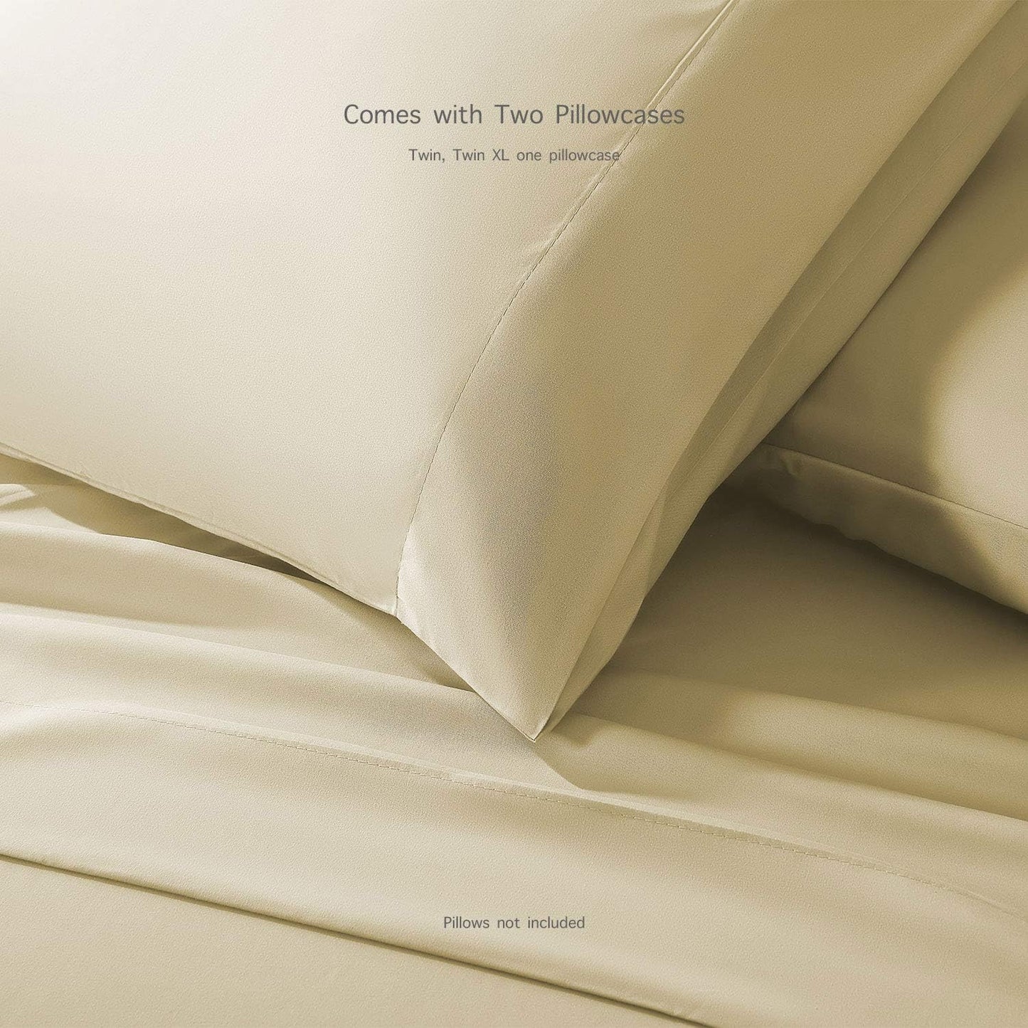 4-Piece Sheet Set – Breathable and Cooling Hotel Luxury Bed Sheets – Extra Soft, Deep Pockets, Easy Fit, Wrinkle-Free