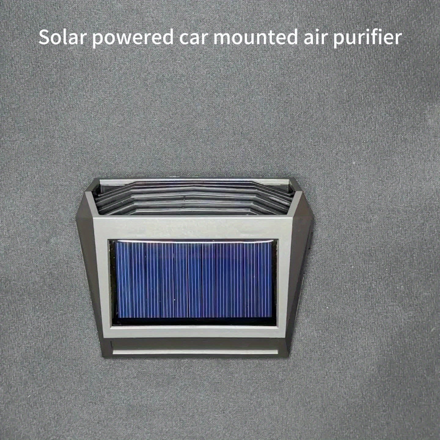 Solar-Powered Car Air Purifier - Automatic Odor Decomposition, Sterilization and Disinfection, No Consumables Needed, Built-in Lithium Battery