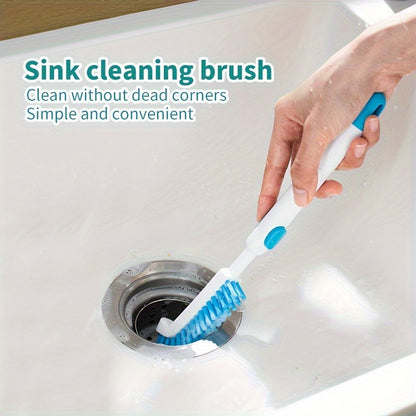 Elbow Corner Cleaning Brush - Multi-Purpose Tool for Kitchen Sinks, Bathrooms, Grooves, and Crevices, Ideal for Wash Basins