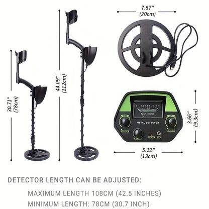 GTX 5030 Underground Metal Detector – High Precision, Portable for Detecting Copper and Iron Coins – Easy to Operate, No Batteries Included