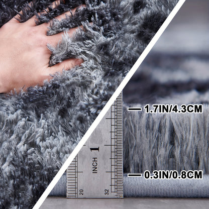 1pc Super Soft Thickened Fluffy Area Rug – Plush Shag Carpet for Living Room and Bedroom, Fluffy Faux Fur Rug for Home Decor