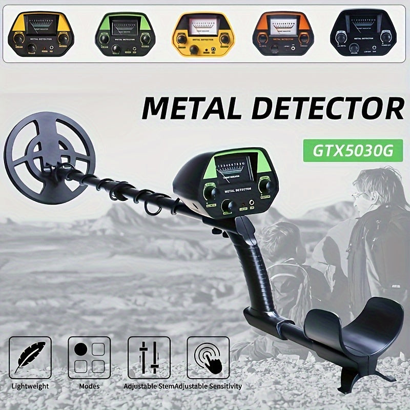 GTX 5030 Underground Metal Detector – High Precision, Portable for Detecting Copper and Iron Coins – Easy to Operate, No Batteries Included