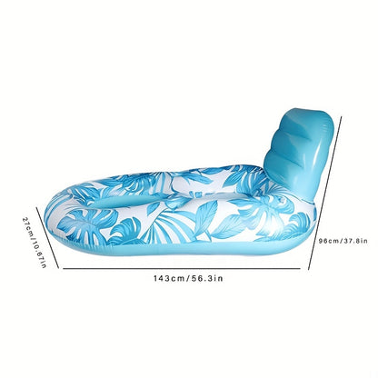 Zero Gravity Pool Chair Lounge – Inflatable Floating Bed, Heavy Duty Recliner for Adults, Pool Floats