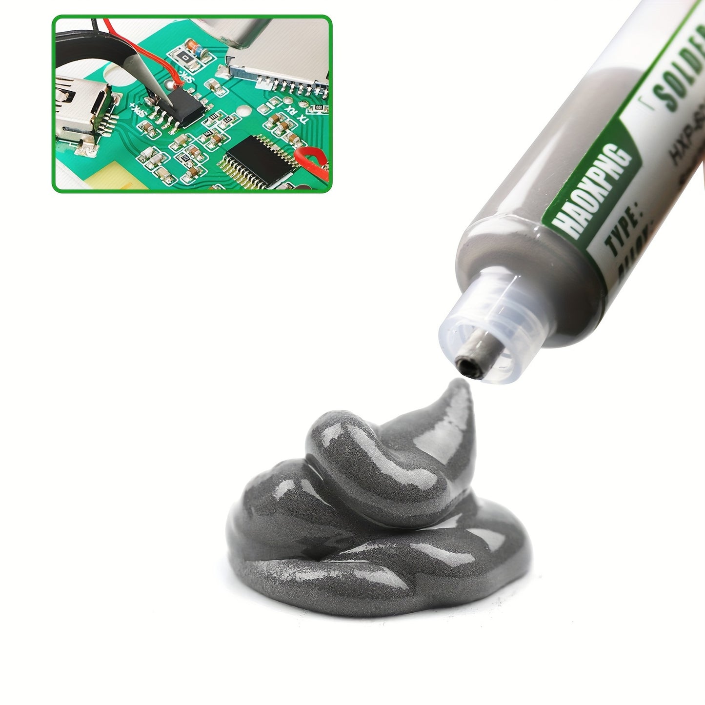 Lead-Free Solder Paste for SMD Repair – Low/High Temperature Flux, Sn42Bi58/Sn63