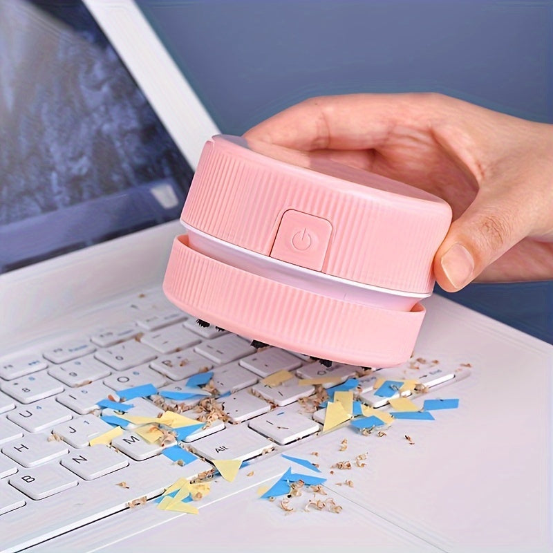 Mini Cute Desktop Vacuum Cleaner - Keep Your Desk Spotless and Dust-Free!