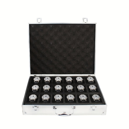 10/18 Slot Aluminum Alloy Watch Storage Box for Men - Portable Collector and Display Case, Ideal Gift Box for Watches