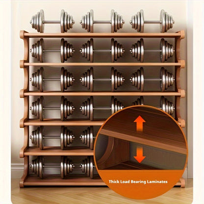 Space-Saving Bamboo Shoe Rack - Easy Assembly, Wood Grain Finish, Freestanding Storage for Dormitory and Entryway