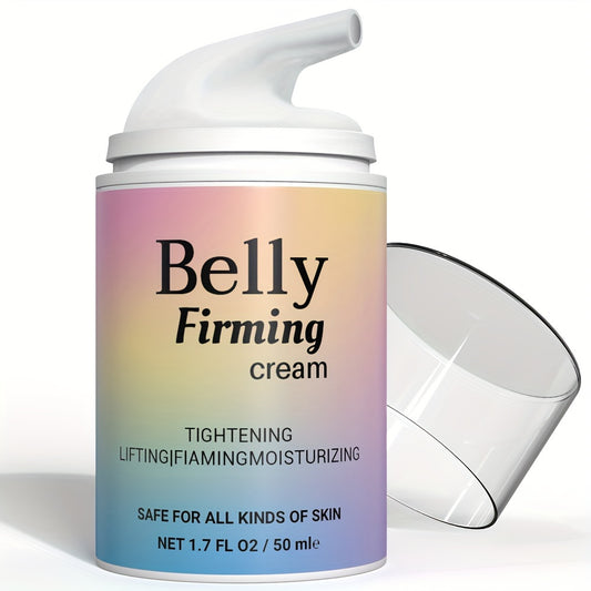 50ml Nourishing Belly Firming Cream – Jojoba Oil and Caffeine Infused – Intense Moisturizer for Firming, Tightening and Lifting Women’s Skin – All-Over Body Massage Cream for Butt, Thighs, Arms