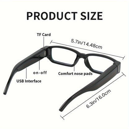 Smart Glasses Camera 1080P - Sunglasses Digital Video Recorder, Action Camcorder with Eye Protection for Outdoor Sports