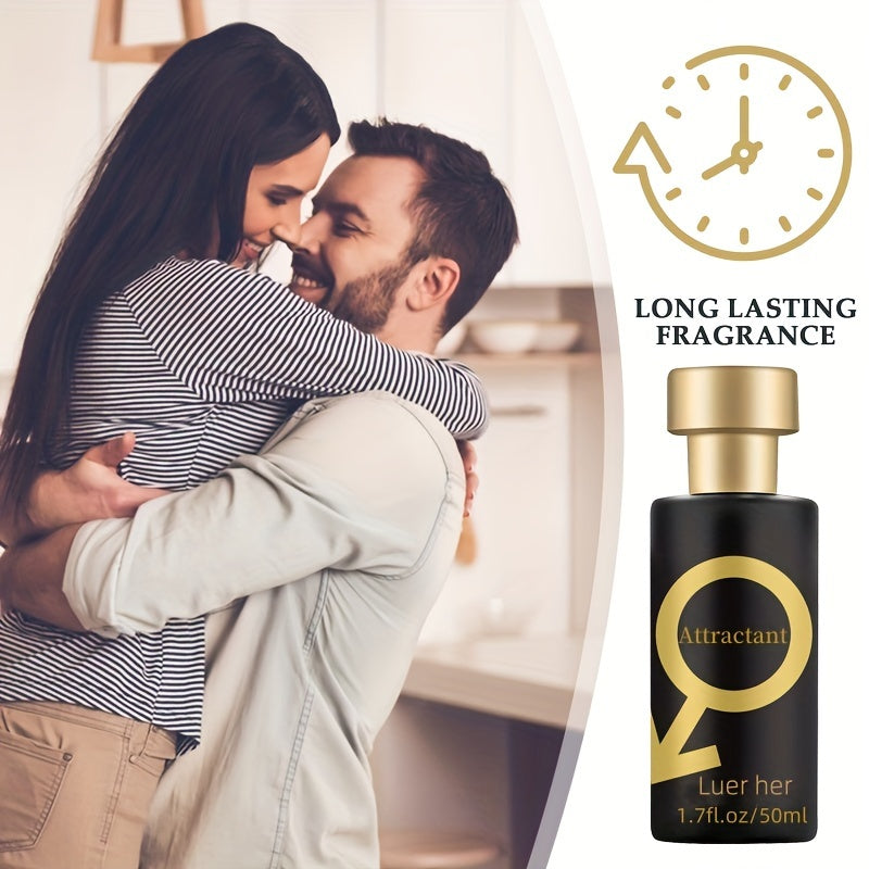 Attractant Cologne for Men and Women - Fresh Floral Scent, Long-Lasting, Alcohol-Free Perfume, Ideal for Dating and Charm Enhancement, 1.7 fl oz (50ml)