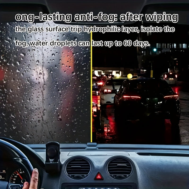 80pcs Anti-Fog Glass Cleaning Wipes - Suitable for All Car Models, Ensures Clear Visibility