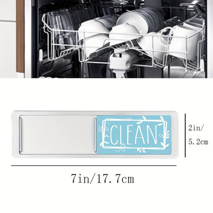 Magnetic Dishwasher Indicator – Clean/Dirty Mark with UV-Cured Acrylic Screen Printing, Stylish Home Decor Magnet