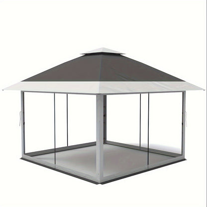 Pop-Up Gazebo Outdoor Canopy Shelter – Instant Tent with Mosquito Netting and 4 Sandbags, Ideal for Lawn, Garden, Backyard, Deck