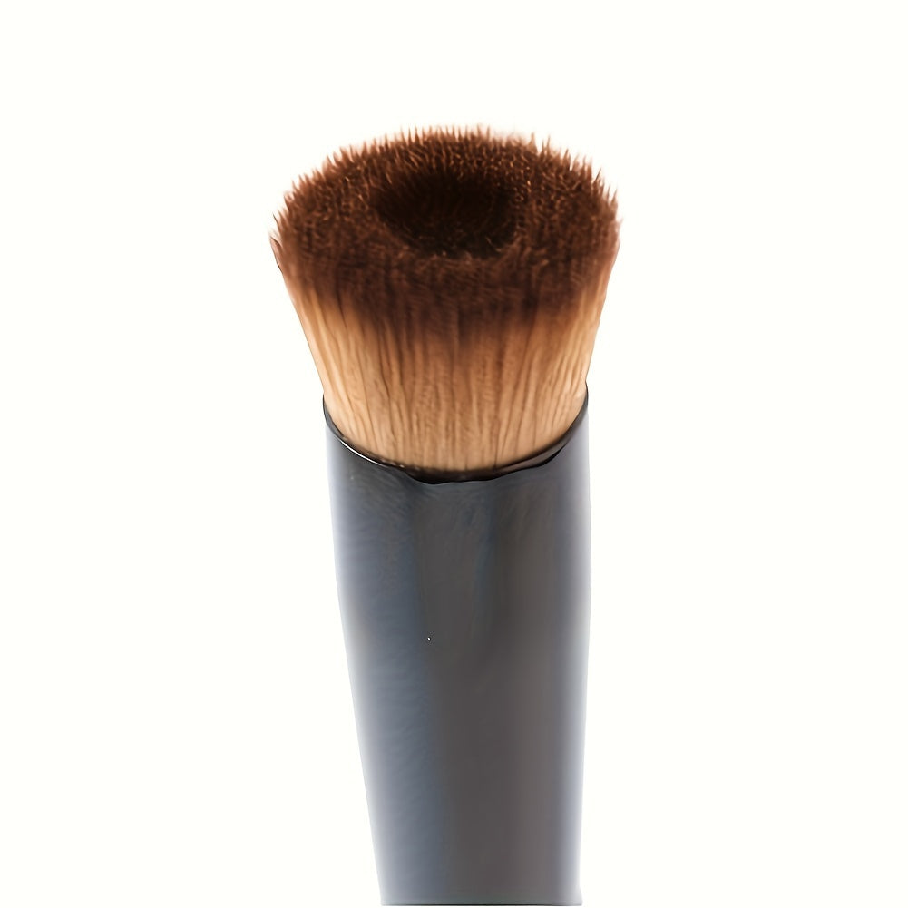 Flat Top Foundation Brush – Makeup Brush for Blending Liquid, Cream, and Powder Cosmetics, Ideal for Buffing, Stippling, and  Concealing