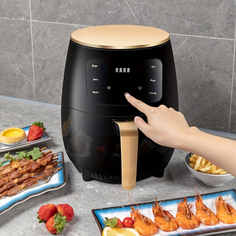 Premium Air Fryer - 1400W High-Power Heat, Omni-Directional Cooking, 30W Fan for Even Crispiness, Uniform Motor Drive Technology