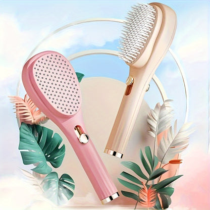 Portable Retractable Comb for Hair Care - Non-Electric, Anti-Static, Gentle on Hair, Easy Hair Removal for Home Beauty