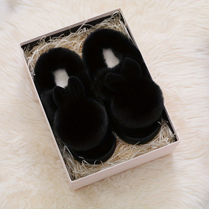 2024 Women's Cozy Plush Fuzzy Slippers - Soft, Warm, Non-Slip Indoor and Outdoor Footwear for Couples