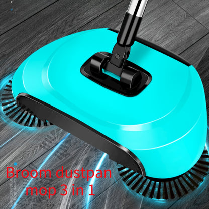 3-in-1 Multifunctional Hand Push Sweeper Set – Vacuum Cleaner, Sweeping, and Mopping Machine for Garbage, Pet Hair, and Dust – Dry and Wet Use, Compatible with Hardwood and Ceramic Tiles