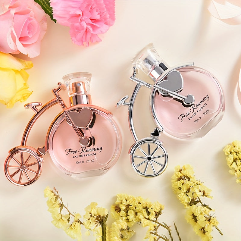 Charming Bicycle-Shaped Perfume for Women - Floral & Fruity Eau De Toilette - Fresh, Long-Lasting Scent for Everyday Wear & Romance - Ideal Gift