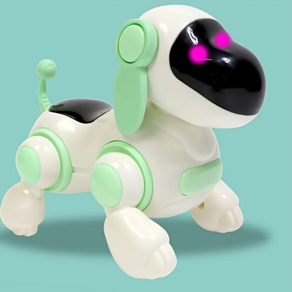 Electric Walking Mechanical Dog Toy - Interactive Singing, Moving, Music and Lighting, Intelligent Puppy Toy for Children, Perfect Parent-Child Gift