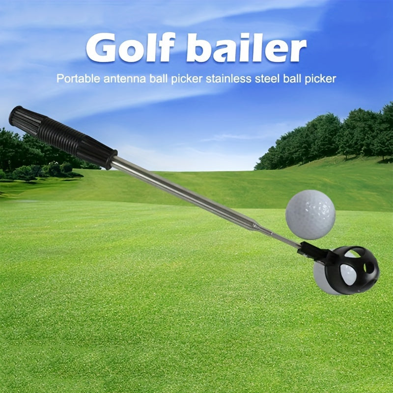 Portable Stainless Steel Golf Ball Retriever – Durable, High-Index Plastic for All Golfers