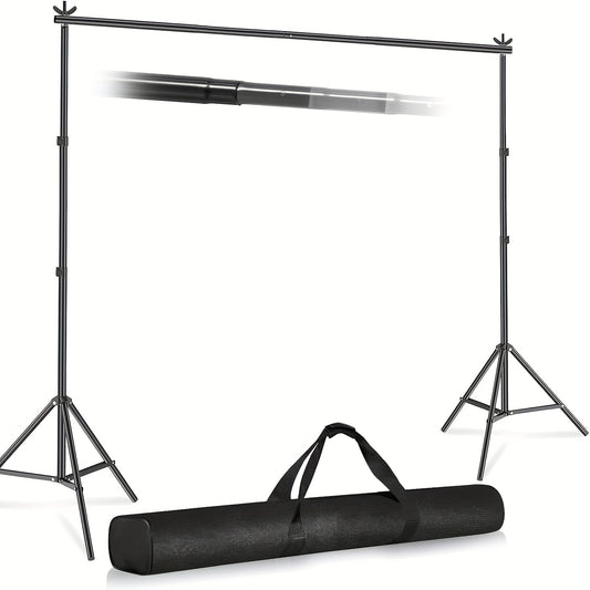 Backdrop Stand 10x7ft (WxH) – Adjustable Photo Studio Background Stand Support Kit