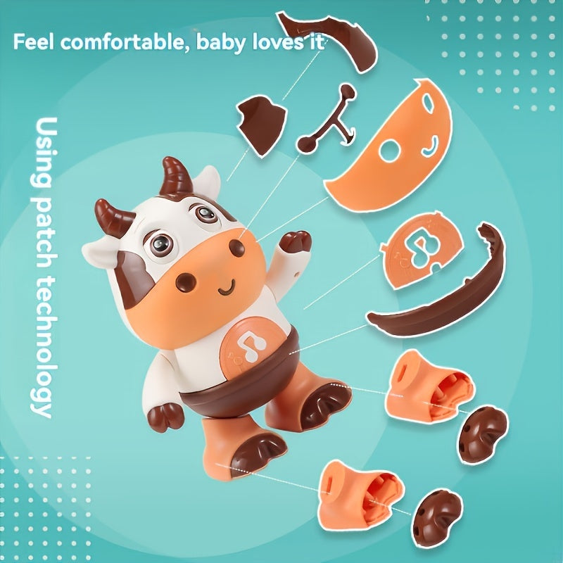 Interactive Singing and Dancing Cow Robot Toy - Music and Lights, Perfect Christmas or Halloween Gift for Boys and Girls