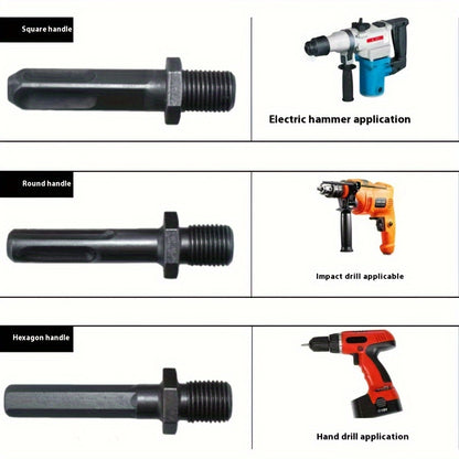 32mm Electric Wood Splitter Drill Bit – Labor-Saving Firewood Chopping Tool with Circular and Hex Shank, Ideal for Outdoor Lawn Care and Wood Cutting