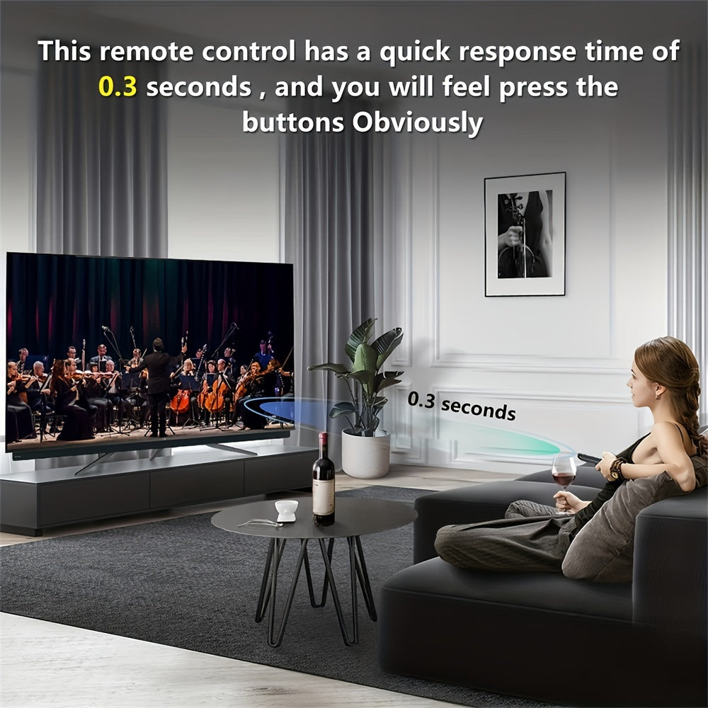 Universal Roku TV Remote Control - Compatible with TCL, Hisense, Onn, Sharp, Element, Westinghouse, Philips TVs - Durable, User-Friendly Design - Not for Roku Stick or Box