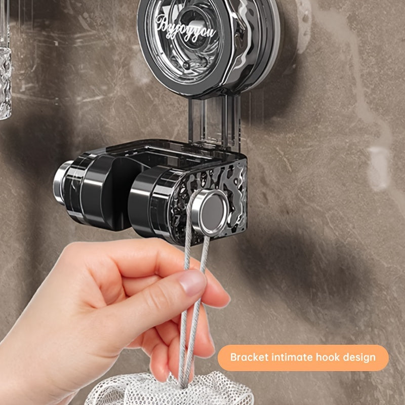 Musurjoy Easy-Install Shower Head Holder - No Drill Suction Cup Wall Mount, Removable and Portable Design, Ideal for Halloween and Christmas Gifts