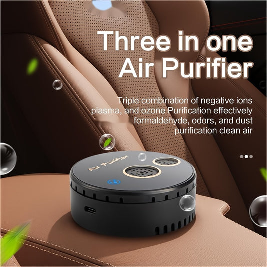 Small Household Air Purifier - Negative Ion Plasma Ozone Device for Removing Second-Hand Smoke, PM2.5 and Allergens