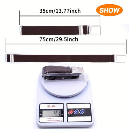 2pcs Boys Adjustable Belt with Magnetic Buckle - Kids' Belts for Comfort and Convenience