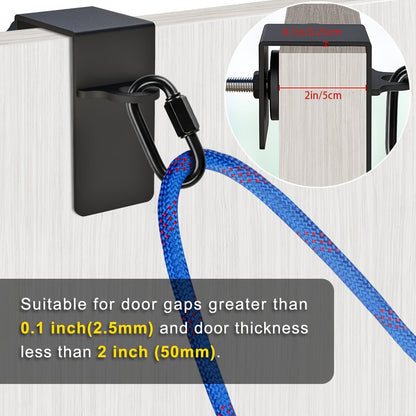 Heavy-Duty Iron Workout Door Anchor – Resistance Band Attachment for Body Strength Training, Durable & Sturdy Fitness Equipment for Home Gym