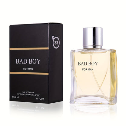 Luxury Eau de Parfum for Men 60ml - Refreshing and Long-Lasting Seductive Fragrance with Fruity Notes, Ideal for Dating and Daily Use