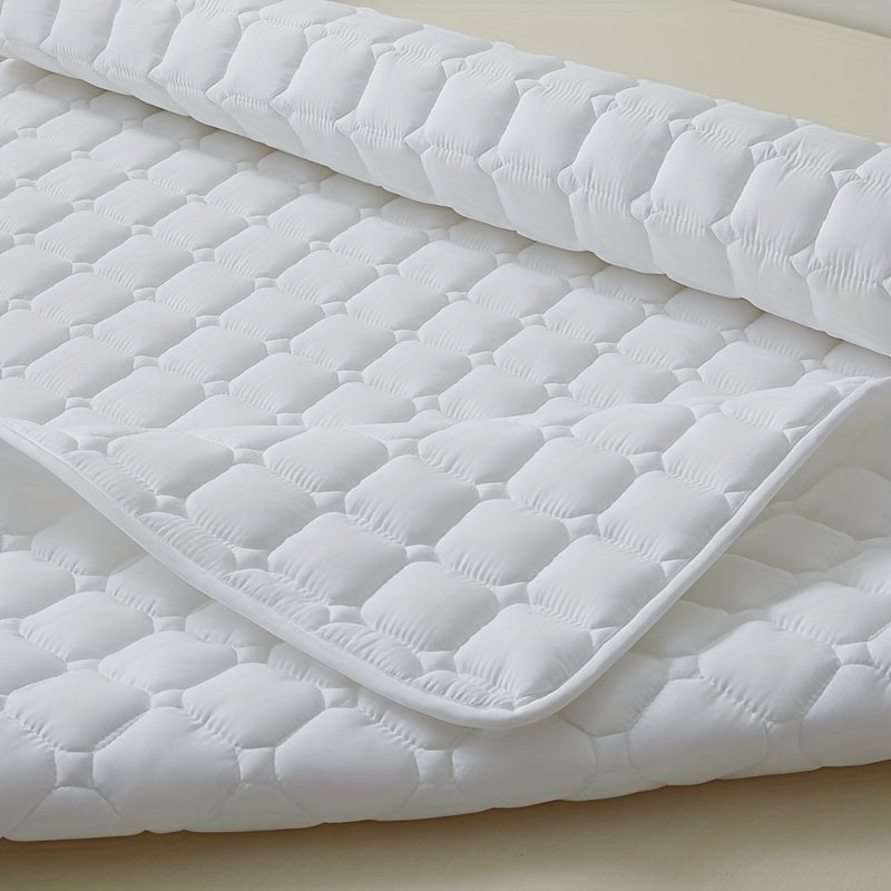 Waterproof Quilted Mattress Topper Protector - Polyurethane Liner, Polyester Cover, Machine Washable, Water-Resistant Pad for Dust and Moisture Protection - 1 Piece