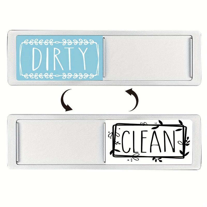 Magnetic Dishwasher Indicator – Clean/Dirty Mark with UV-Cured Acrylic Screen Printing, Stylish Home Decor Magnet