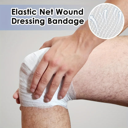 2m Soft and Breathable Elastic Mesh Bandage Roll - 78.74in Stretchable Support