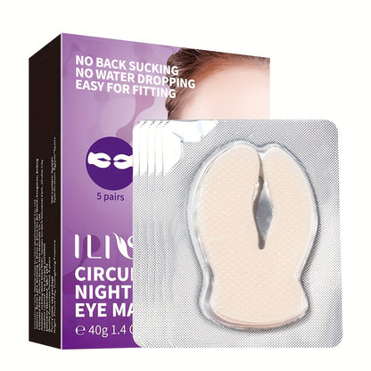 Circulating Shape Night Sleeping Eye Mask - Moisturizing, Pore Refining, and Firming Under Eye Skin, Natural Ingredients for Fine Lines, Eye Bags, and Dark Circles