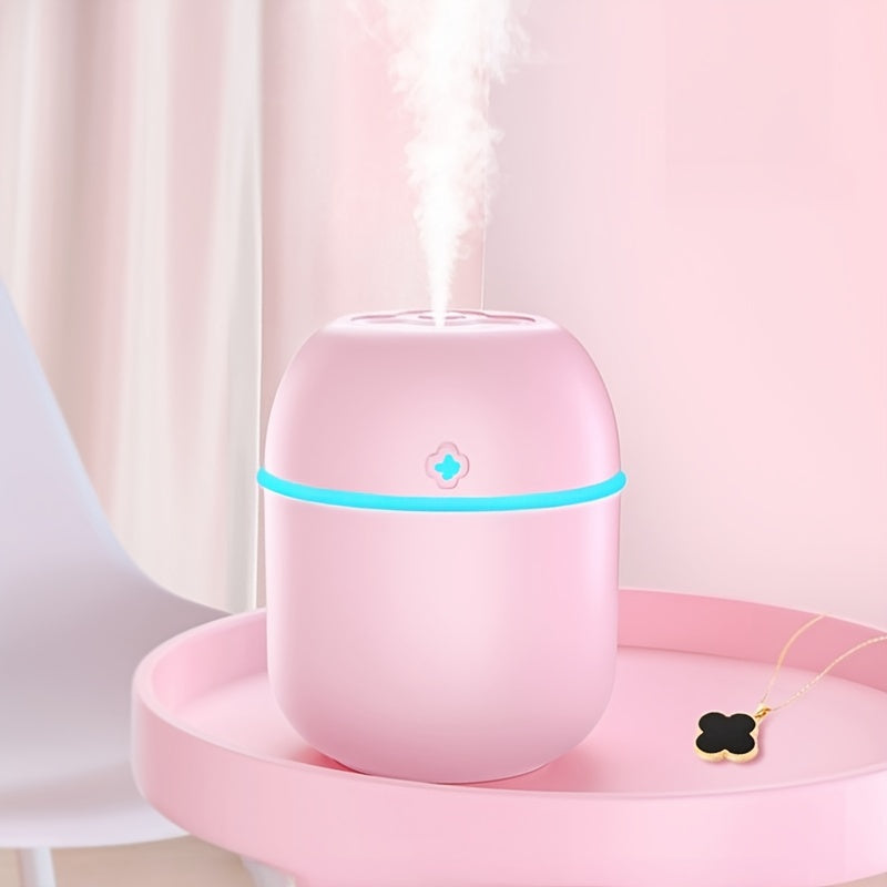 Multifunctional Aroma Lamp Humidifier - USB Powered, Colorful, Portable with Adjustable Mist - Ideal for Bedroom, Living Room, Office Desk, and Car - Includes Night Light and Lucky Design